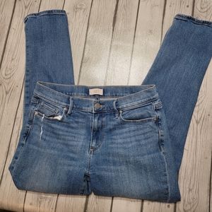 Loft crop jeans